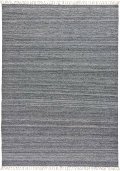 Tmavě šedý venkovní koberec z recyklovaného plastu Universal
