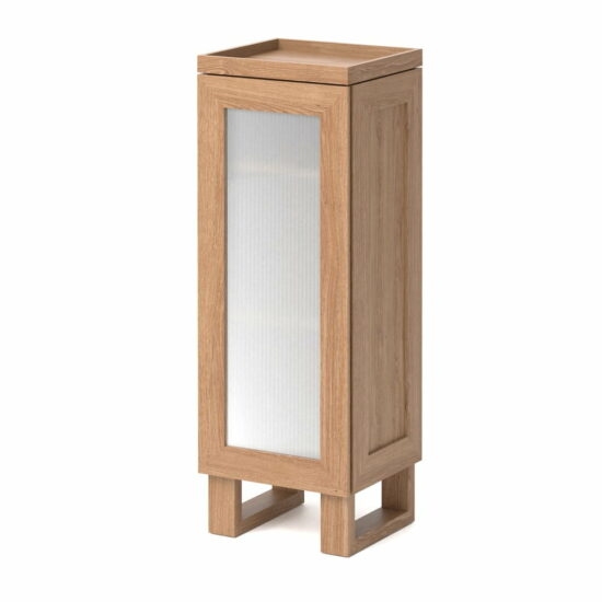 Koupelnová skříňka z dubového dřeva
