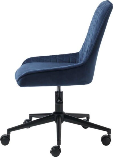 Modrá pracovní židle Unique
