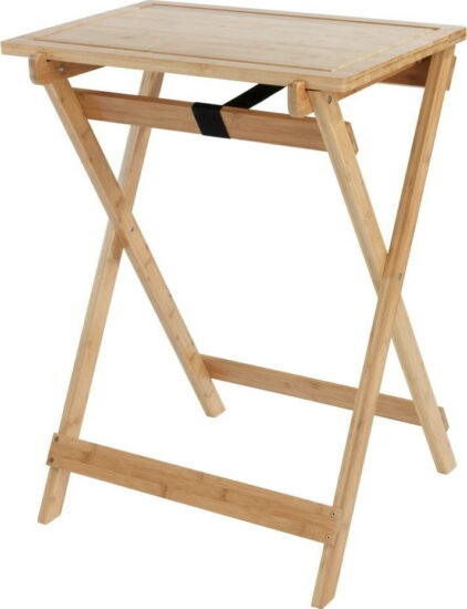 Skládací stolek s krájecím prkénkem
