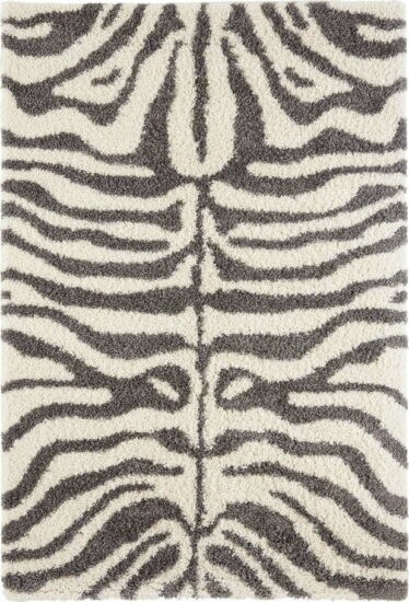 Šedý/béžový koberec 150x80 cm Striped