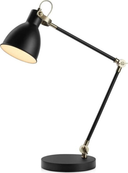 Černá stolní lampa Markslöjd House