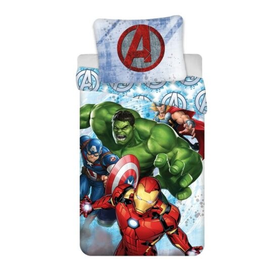 Jerry Fabrics Bavlněné povlečení Avengers Heroes