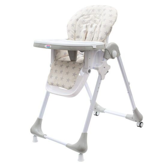 New Baby Jídelní židlička Gray