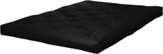 Černá extra tvrdá futonová matrace 140x200 cm