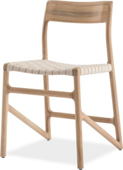 Jídelní židle z masivního dubového dřeva s