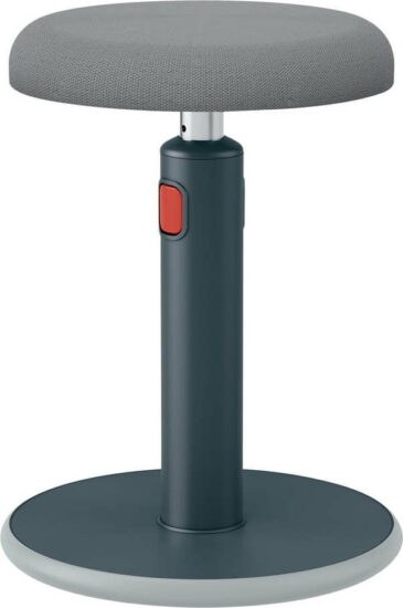 Šedá ergonomická balanční židle Leitz