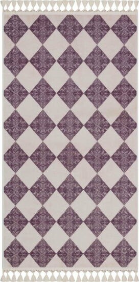 Fialovo-béžový pratelný koberec 230x160 cm