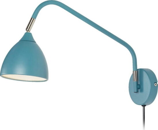 Modrá nástěnná lampa Markslöjd