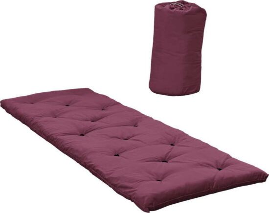 Červená futonová matrace 70x190 cm Bed In a