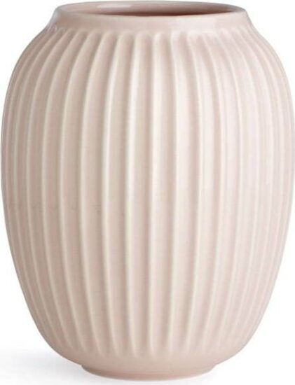 Světle růžová kameninová váza Kähler Design
