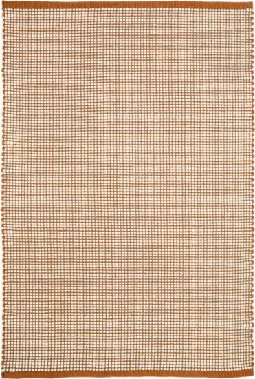 Oranžový koberec s podílem vlny 200x140