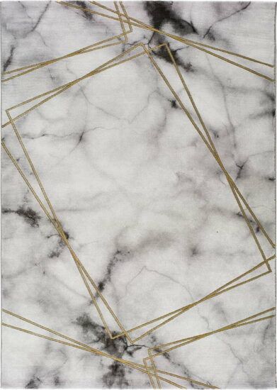 Šedo-bílý koberec Universal Artist Marble