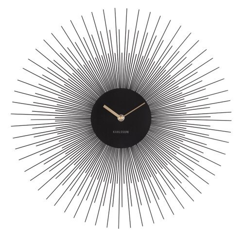 Karlsson 5817BK Designové nástěnné hodiny