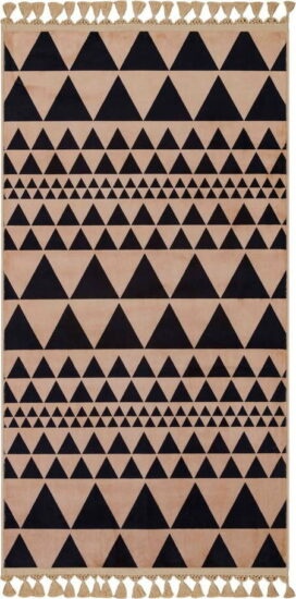 Béžový pratelný koberec 200x100 cm