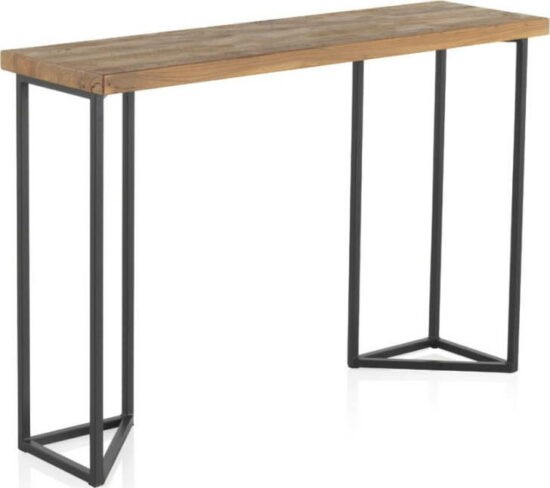 Konzolový stolek s deskou z jilmového dřeva