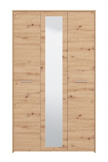 Třídveřová šatní skříň se zrcadlem juan