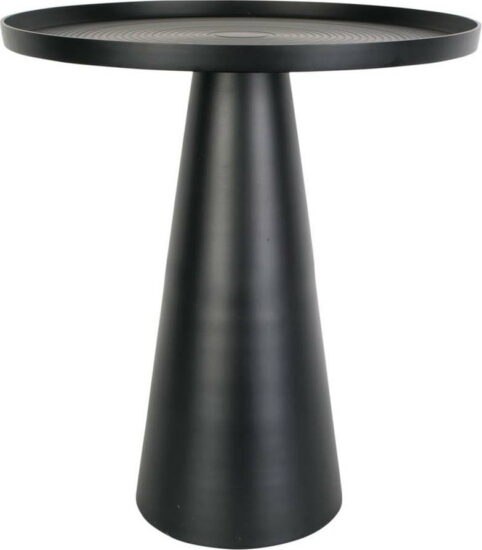 Černý kovový odkládací stolek Leitmotiv Force