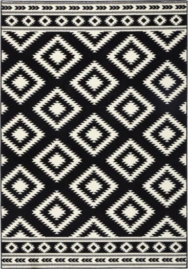 Černo-bílý koberec Hanse Home Gloria