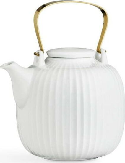 Bílá porcelánová čajová konvice Kähler Design