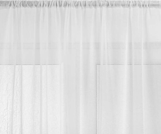 Bílá záclona 140x300 cm Kresz