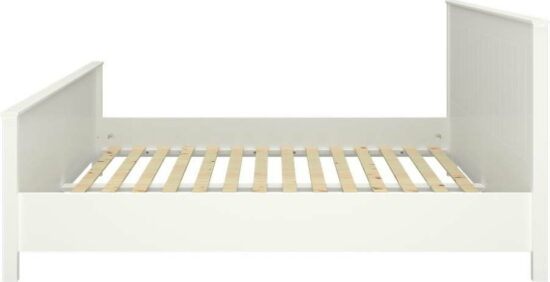 Bílá dvoulůžková postel 180x200 cm