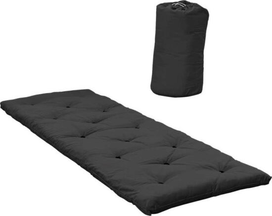 Tmavě šedá futonová matrace 70x190 cm Bed in a