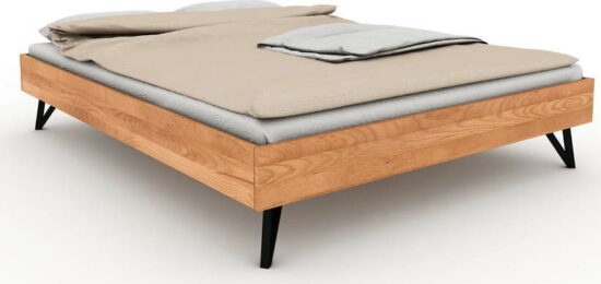Dvoulůžková postel z bukového dřeva 180x200 cm