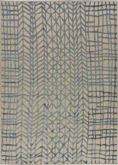 Modro-béžový koberec 170x120 cm Cata