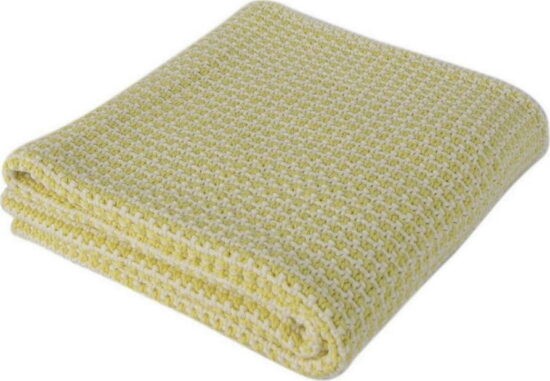 Žlutá dětská bavlněná deka Homemania