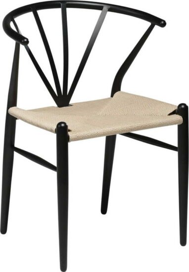 Černá jídelní židle DAN–FORM