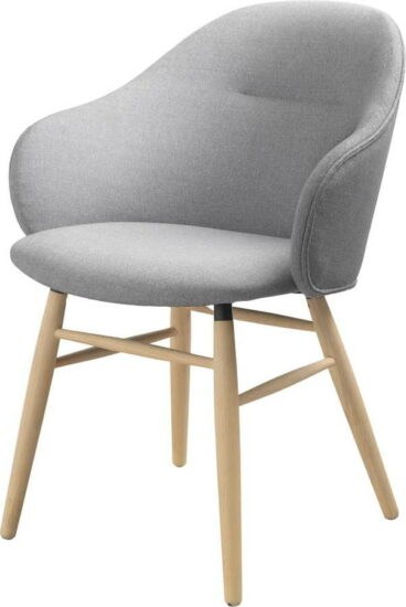 Šedá jídelní židle Unique Furniture