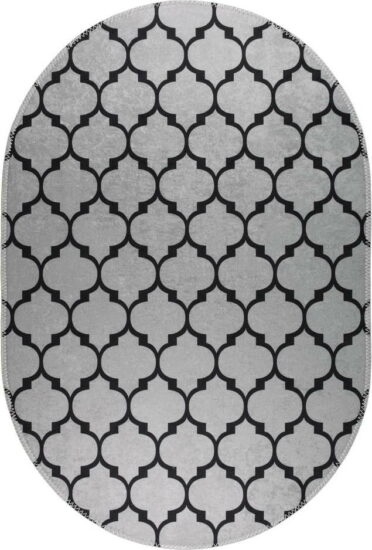 Tmavě šedý pratelný koberec 120x180