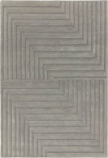 Šedý vlněný koberec 160x230 cm Form