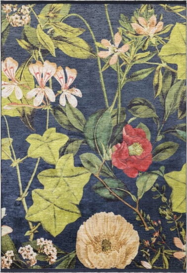 Tmavě modrý koberec 160x230 cm Passiflora