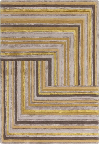 Okrově žlutý vlněný koberec 200x300 cm Network