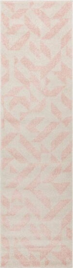 Světle růžový koberec běhoun 66x240 cm