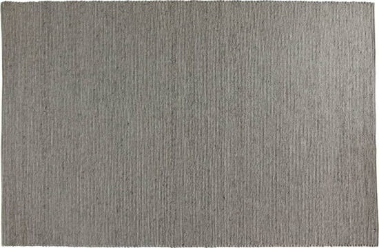 Šedý vlněný koberec 400x300 cm