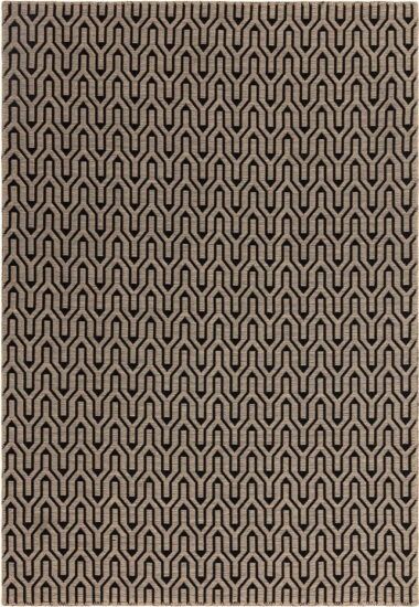 Černo-béžový koberec 120x170 cm Global