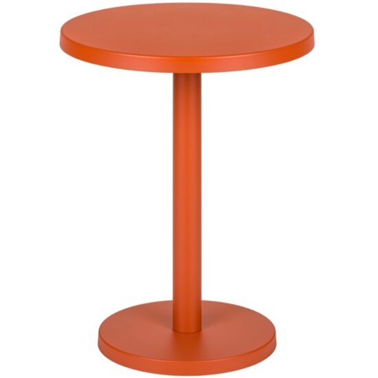 Noo.ma Oranžový kovový odkládací stolek