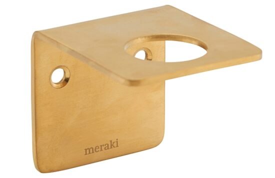 Zlatý kovový nástěnný držák Meraki Supply